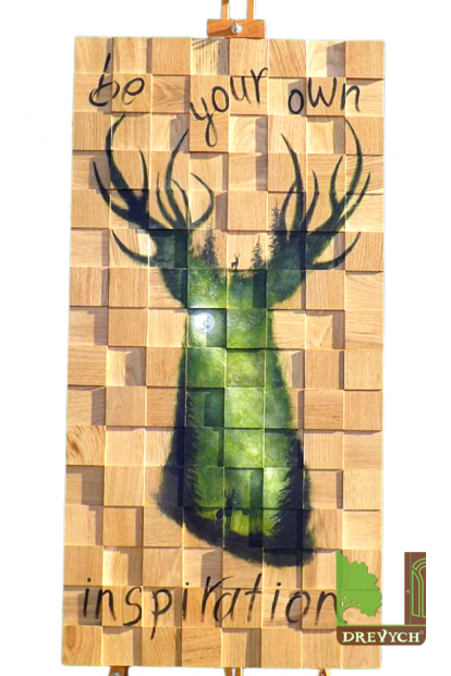 Interior painting on a tree
